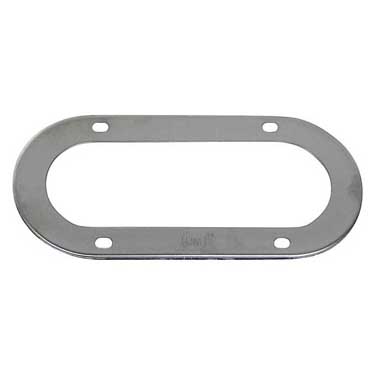 Peterson B7011S Bezel, Oval, Theft Deterrent, 8″X3.75″, Bulk Pack