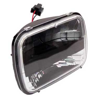 Peterson 705C Led Headlight, Rectangular, 5″X7″, White, Box