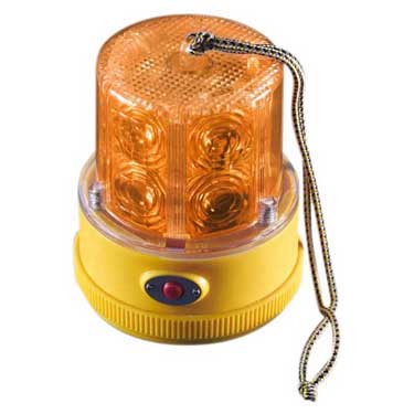 Peterson 740A Led Strobe Light, Oblong, Battery-Operated, 3.95″X6.30″, Amber, Poly Bag