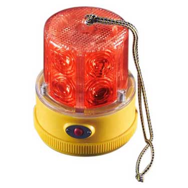 Peterson 740R Led Strobe Light, Oblong, Battery-Operated, 3.95″X6.30″, Red, Poly Bag