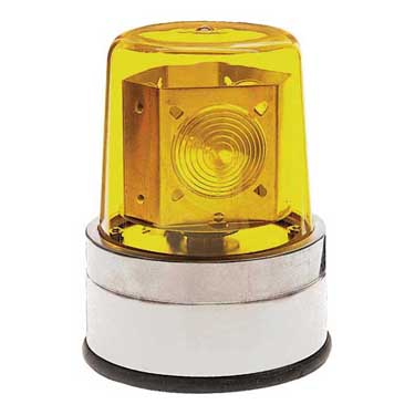 Peterson 756A Incandescent Rotating Beacon Light, 5.75″X7.5″, Amber, Box