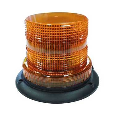 Peterson V764MA Led Micro-Strobe Light, Beacon Magneticnetic Mount W/ Plug, 5.06″X3.75″, Amber, Viz Pack