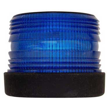 Peterson 796-1B Led Strobe Beacon, Double Flash, 5.75″X4.50″ Multi-Volt, Blue, Box