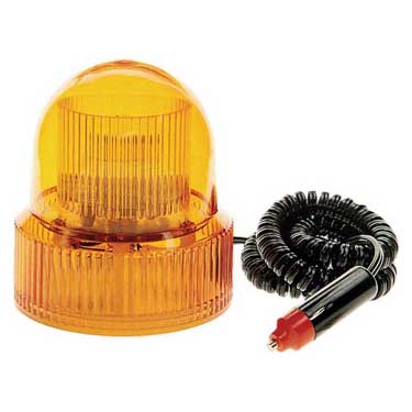 Peterson V772A Led Flashing Beacon, Magnetic Mount, W/ Plug, 4.63″X5.50″, Amber, Viz Pack