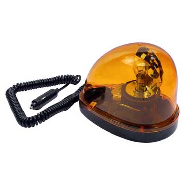 Peterson V774A Incandescent Revolving Light, Beacon, Teardrop, 7.125″X5.25″, Amber, Viz Pack