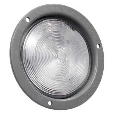 Peterson 824C-MV Led Back-Up Round, 4″ Flange Multi-Volt, White, Poly Bag