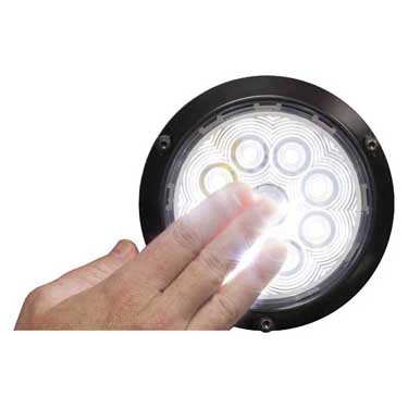 Peterson 872W Led Round, Dome Light, White, Poly Bag