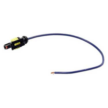 Peterson 880-49 Plug, Single Lead Single Amp, Stripped Wire 8″, Poly Bag