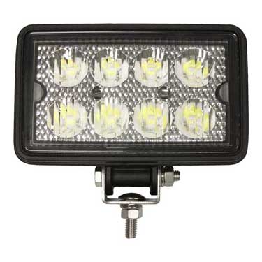 Peterson 903-MV Led Work Light, Rectangular, Pedestal-Mount 2000 Lumen 3″X5″ Multi-Volt, White, Box