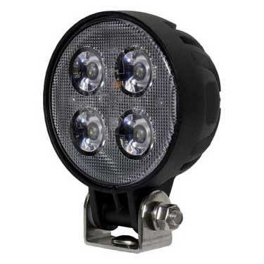 Peterson 912-MV Led Work Light, Round, Pedestal-Mount, 900 Lumen, 3″, Multi-Volt, White, Box