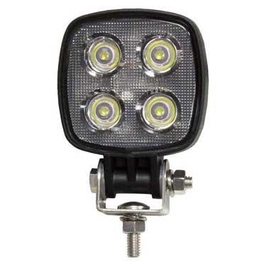 Peterson 913-MV Led Work Light, Square, Pedestal-Mount, 900 Lumen, 3″X3″, Multi-Volt, White, Box