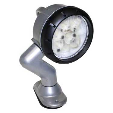 Peterson 918S Led Work Light, Round, Pedestal-Mount Swivel 800 Lumen 6.20″X8.60″, White, Box