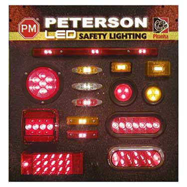 Peterson D16 Led Lighted Wall-Mount Display