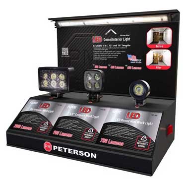 Peterson D28 Work Light Counter Display