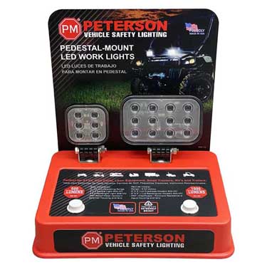 Peterson D31 Battery-Operated Led Work Light Counter Display