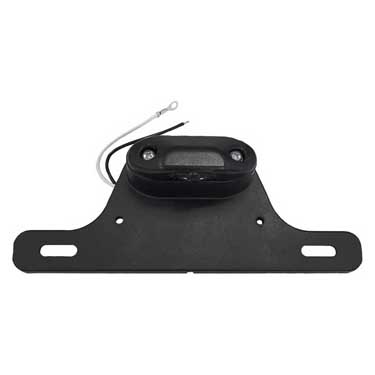 Peterson M290B-P Led License Light, Oval, W/ Poly Bracket 3″X 1.23″, White, Bulk Pack