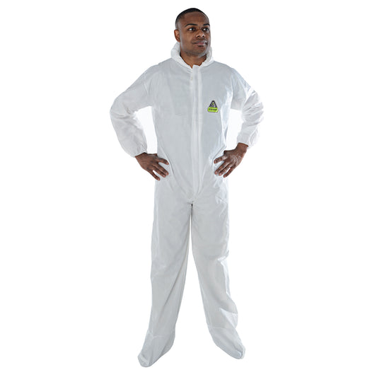 Cordova Safety MP400XL DEFENDER II™, Coverall, Hood, Boots