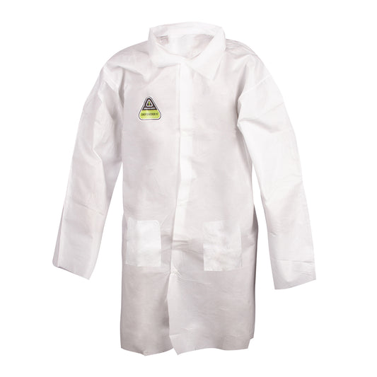 Cordova Safety MPLAB200L DEFENDER II™, Lab Coat, 3 Pocket