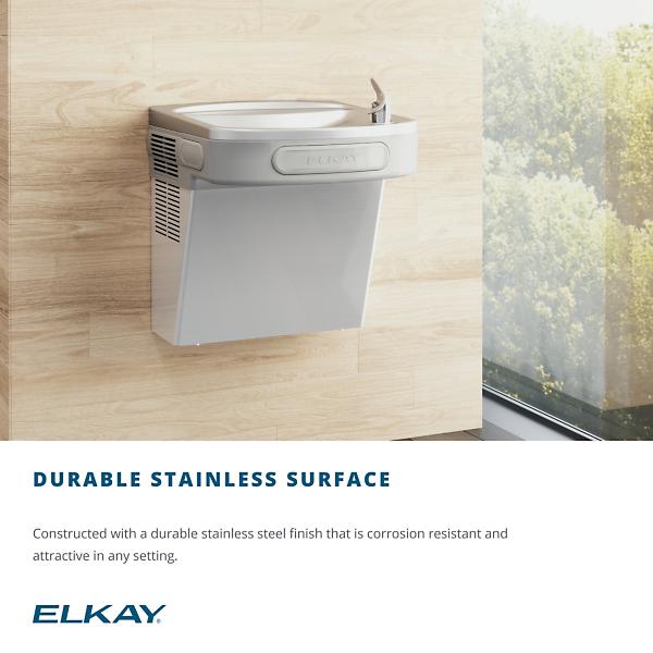 Elkay LZSTL8SC Versatile Wall Mount Bi-level ADA Cooler Filtered Refrigerated Stainless