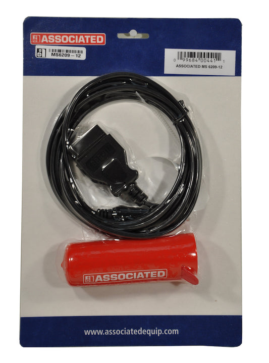 Associated Equipment MS6209-12 5 Amp Memory Saver 12Ft. Cable, Odbll