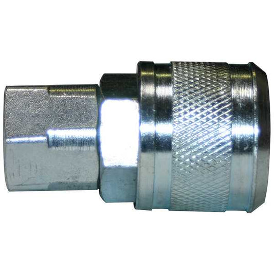 American Lube MSCF22-000 MS Series 1/4" Capacity Air Coupler, 1/4" NPT (F) Thread Size