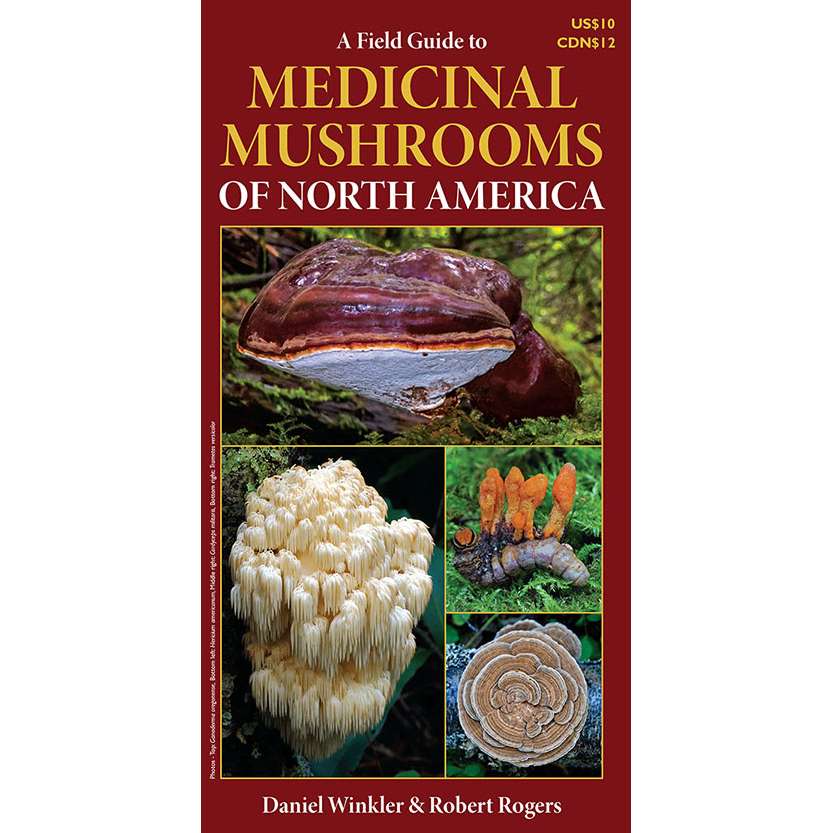 Paradise Clay MSH002 A Field Guide to Medicinal Mushrooms of North America - Folding Pocket Guide
