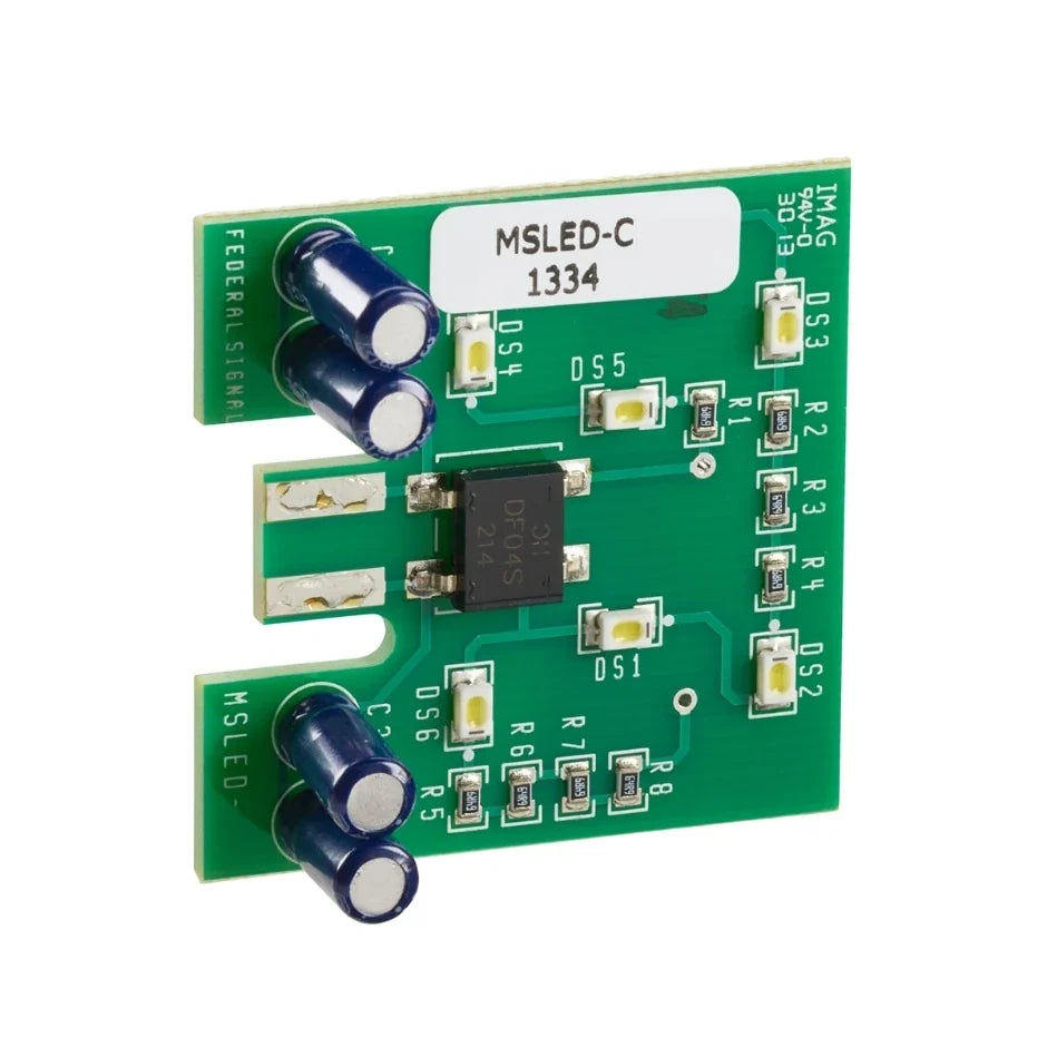 Federal Signal MSLED-C LED Lamp, 24VAC/DC, Clear