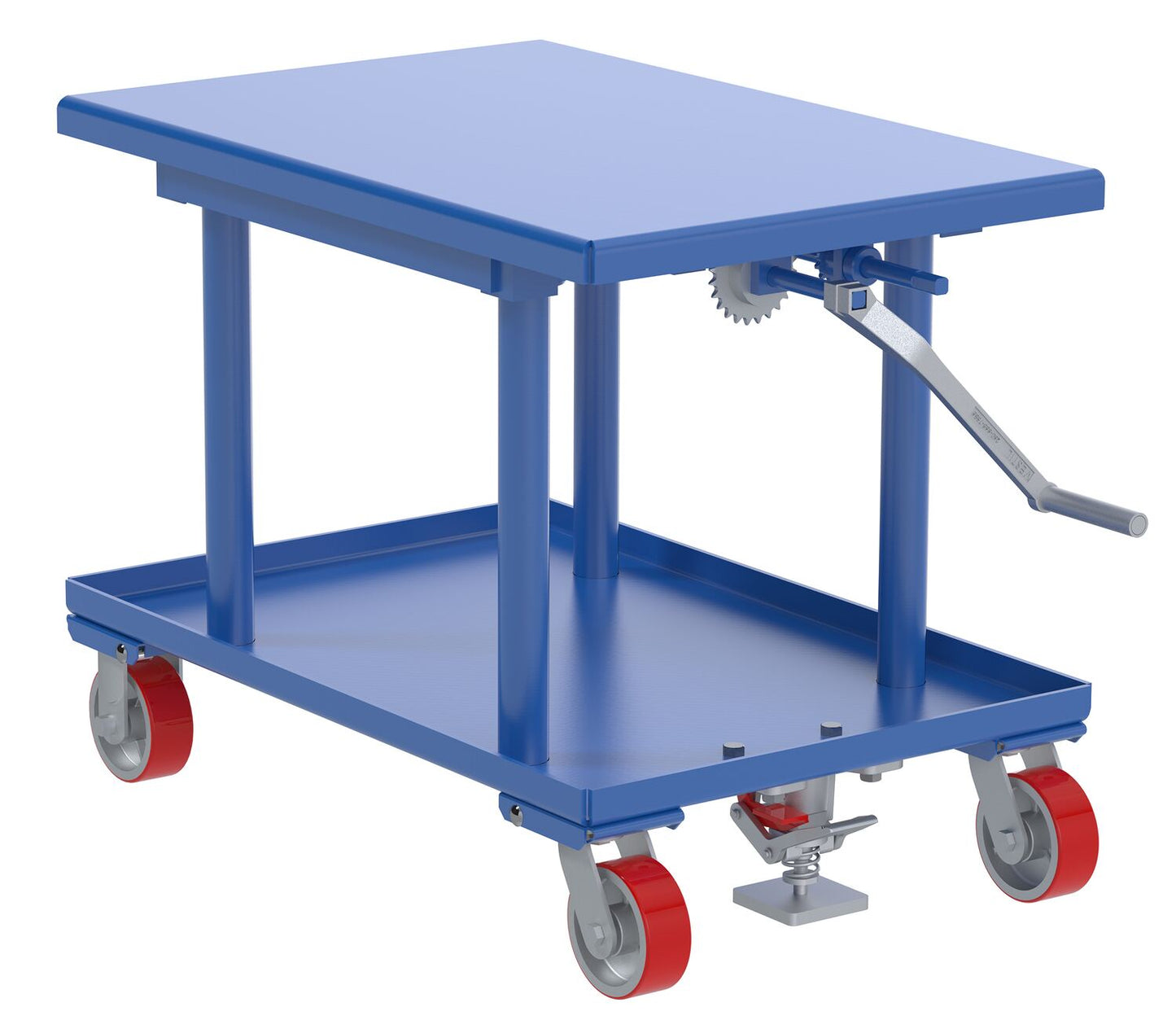 Vestil MT-2436-HP High Profile Mech Post Table, Load Cap. 2000 lb., Platform Length: 36"