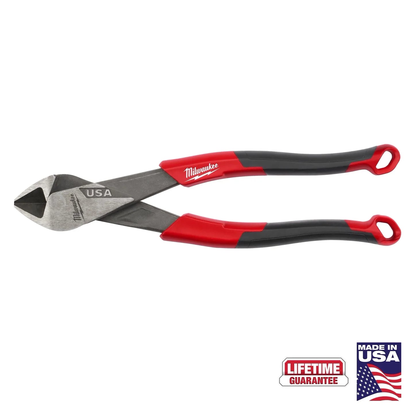 Milwaukee Tool MT558 8" Diagonal Comfort Grip Cutting Pliers (Made in USA), 1 EA