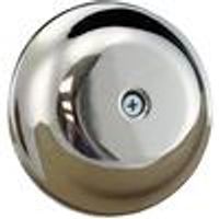 Jones Stephens C96005 5-1/4" Chrome High Impact Plastic Cleanout Cover Plate, Bell Design