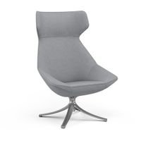 9 to 5 Seating NTF9236LGSFCD Jax High-back Lounge Chair with Swivel Base