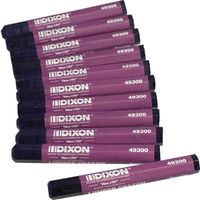 DIXON TICONDEROGA 49300 493 Purple Lumber Crayons (12 MKR)