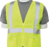 Delta Plus WEL14514HL3X S15 CL 2 Safety Vest, 3x, Hi Viz Lime