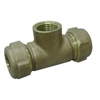 Jones Stephens C14205 1/2" CTS, 3/8" IPS Bronze Compression Coupling
