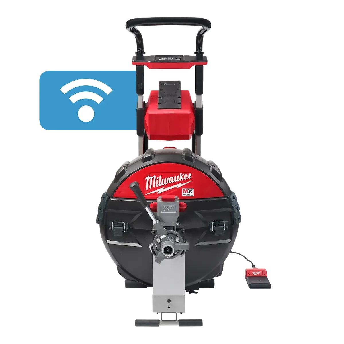 Milwaukee Tool MXF501-1CP MX Fuel Sewer Drum Machine w/ POWERTREDZ for 5/8" - 3/4", 1 EA