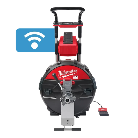 Milwaukee Tool MXF501-1CP MX Fuel Sewer Drum Machine w/ POWERTREDZ for 5/8" - 3/4", 1 EA