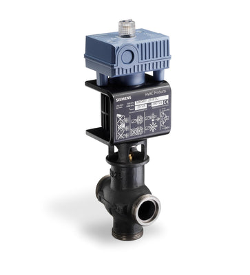 Siemens MXG461.32-12U MAGNETIC 1-1/4" VALVE, 2-WAY OR MIXING, 14 CV, 0 TO 10V CONTROL, W/ NPT UNIONS