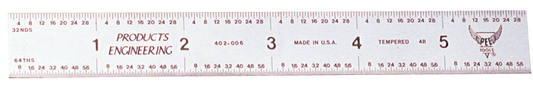 PEC Tools 402-024CT 24″ 4R Rigid Certified Rule