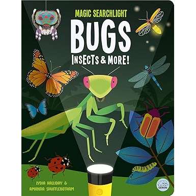Paradise Clay PGW326 Magic Searchlight - Bugs, Insects & More! - Book