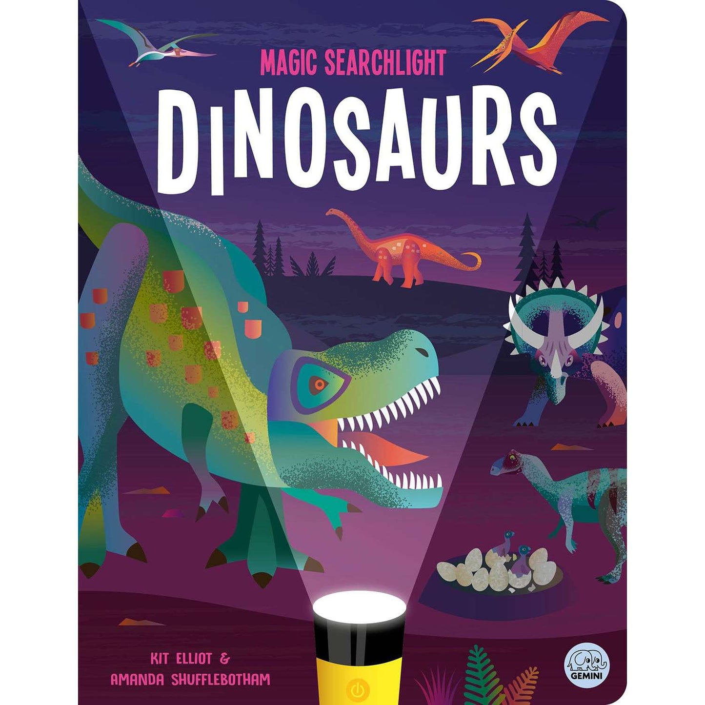 Paradise Clay PGW298 Magic Searchlight - Dinosaurs - Book