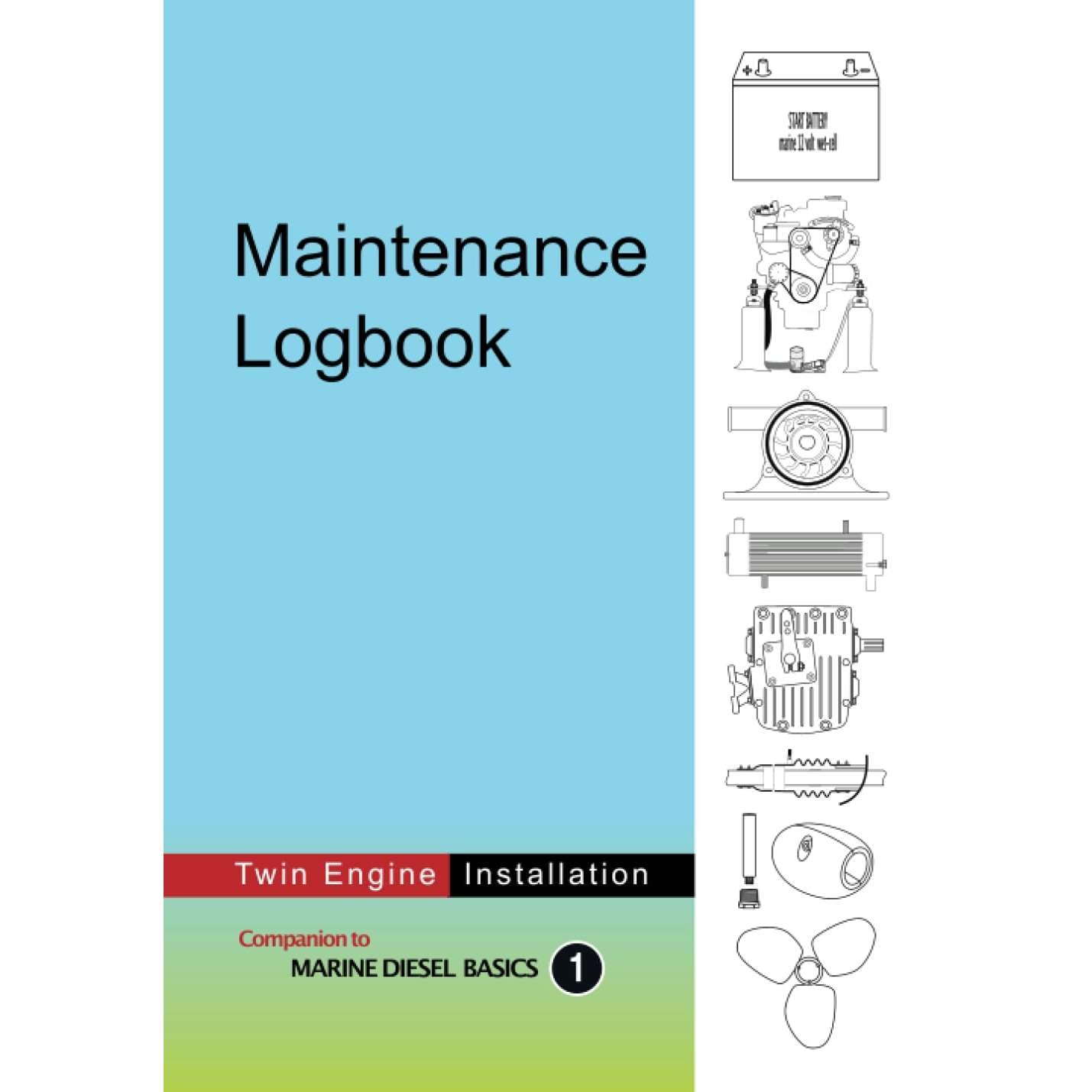 Paradise Clay DBP007 Maintenance Logbook - Twin Engine Installations