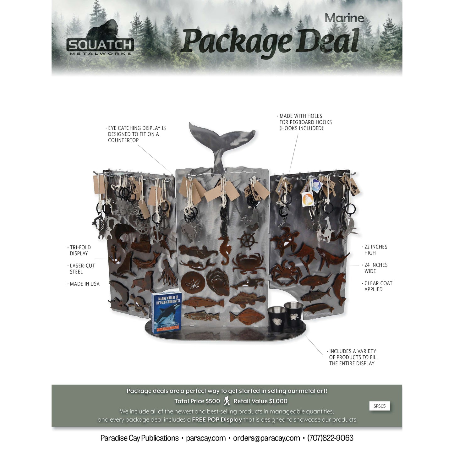 Paradise Clay SPS05 Squatch Metalworks Package Special - MARINE (WHOLESALE ONLY)