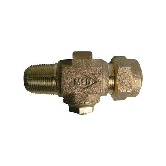 A.Y. McDonald 5182-026 74701Q 3/4 Plug Corp Awwa X Cts 100W-Nl