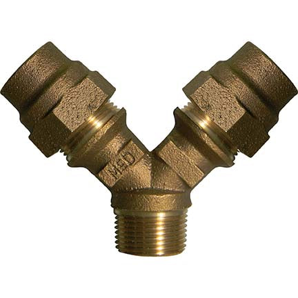A.Y. McDonald 5125-170 708Ysmz 2X3/4 Y-Branch Mnpt X (Two) Pep -Nl