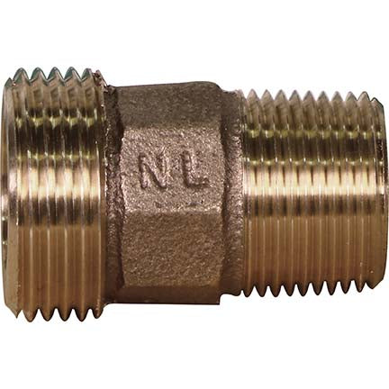 A.Y. McDonald 5123-001 74619 2 Adapter 2 Male Meter X 2 Mnpt-Nl