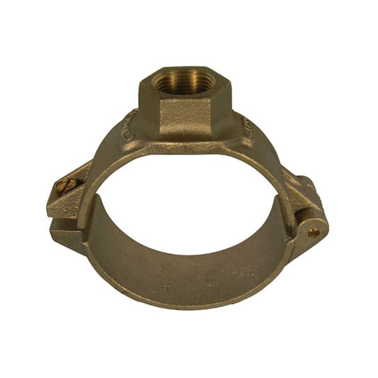A.Y. McDonald 4168-017 3892 4X1 1/2 Hinged Saddle 2 Bolt 4.50 X Fnpt