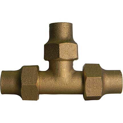 A.Y. McDonald 5120-042 74760L 2 Tee Flare X Flare X Flare L/Nuts -Nl