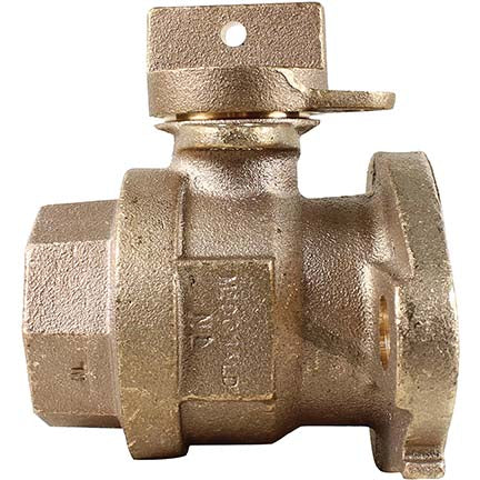 A.Y. McDonald 5176-077 76101Mw 2X1 1/2X1 1/2 Ball Valve Fnpt X Flange - Nl