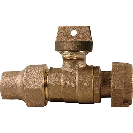 A.Y. McDonald 5139-148 76110M 1 1/4X1X1 Ball Valve L/Chk Flare X Meter -Nl