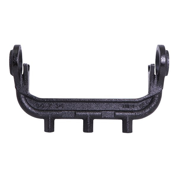 A.Y. McDonald 4139-315 14-3P Pronged Iron Yoke Bar- 3/4 Meter Blk